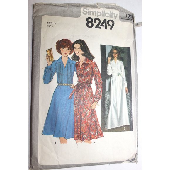 Simplicity Other - CUT Simplicity 8249 sewing pattern shirtdress